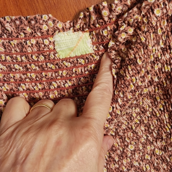 Vintage Long Maxi Sundress Floral Ladies Large Whimsical Milk-Made Shabby Comfy - Picture 2 of 3